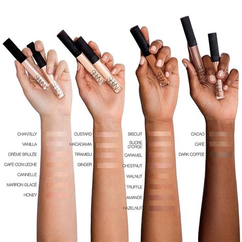 nars concealer shades swatches.